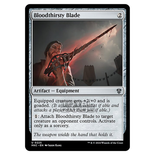 Magic The Gathering - Murders at Karlov Manor - Commander - Bloodthirsty Blade - 0225