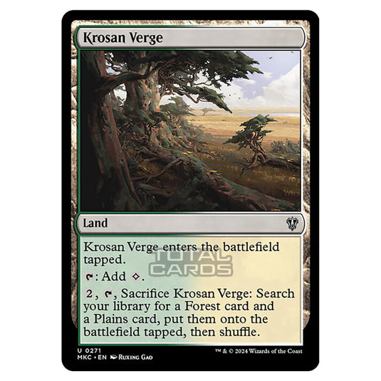 Magic The Gathering - Murders at Karlov Manor - Commander - Krosan Verge - 0271