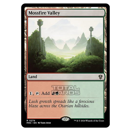 Magic The Gathering - Murders at Karlov Manor - Commander - Mossfire Valley - 0274