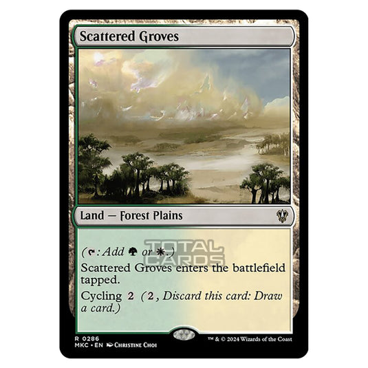 Magic The Gathering - Murders at Karlov Manor - Commander - Scattered Groves - 0286