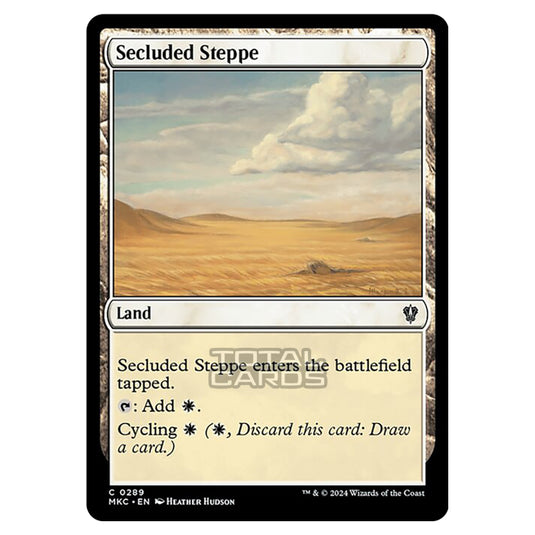 Magic The Gathering - Murders at Karlov Manor - Commander - Secluded Steppe - 0289