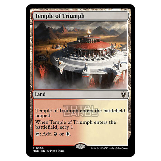 Magic The Gathering - Murders at Karlov Manor - Commander - Temple of Triumph - 0306