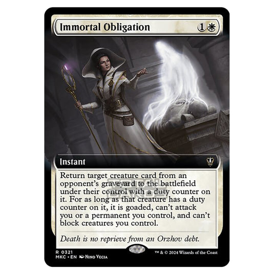 Magic The Gathering - Murders at Karlov Manor - Commander - Immortal Obligation - 0321