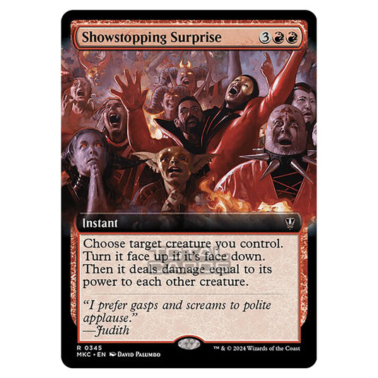 Magic The Gathering - Murders at Karlov Manor - Commander - Showstopping Surprise - 0345