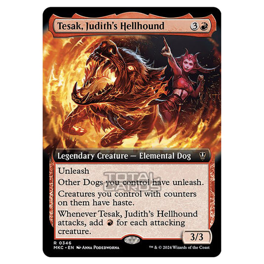 Magic The Gathering - Murders at Karlov Manor - Commander - Tesak, Judith's Hellhound - 0346