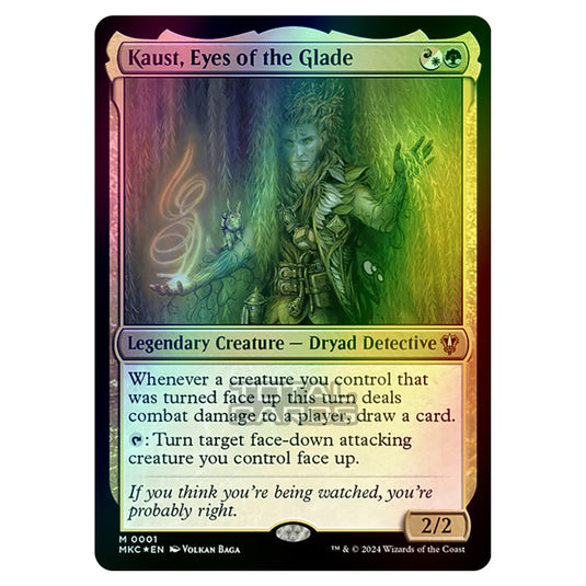 Magic The Gathering - Murders at Karlov Manor - Commander - Kaust, Eyes of the Glade - 0001 (Foil)