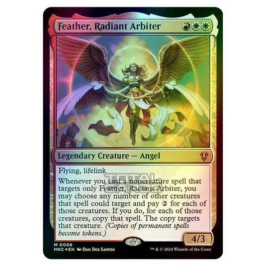 Magic The Gathering - Murders at Karlov Manor - Commander - Feather, Radiant Arbiter - 0006 (Foil)