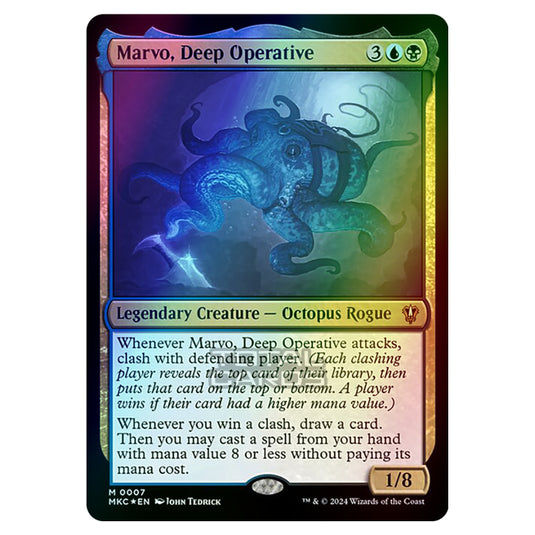 Magic The Gathering - Murders at Karlov Manor - Commander - Marvo, Deep Operative - 0007 (Foil)