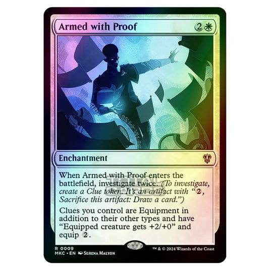 Magic The Gathering - Murders at Karlov Manor - Commander - Armed with Proof - 0009 (Foil)