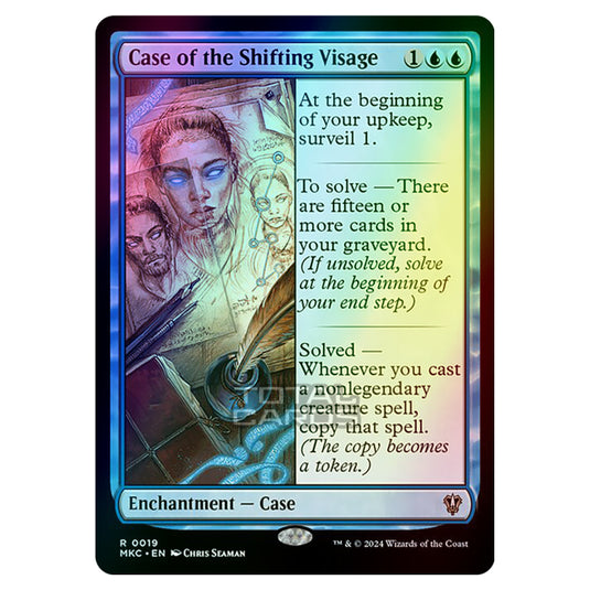 Magic The Gathering - Murders at Karlov Manor - Commander - Case of the Shifting Visage - 0019 (Foil)