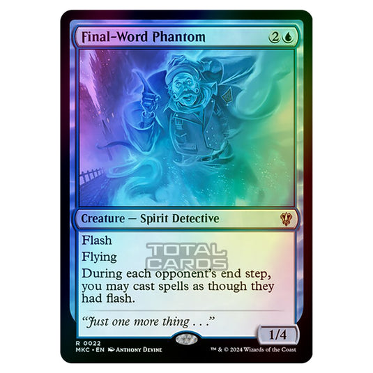 Magic The Gathering - Murders at Karlov Manor - Commander - Final-Word Phantom - 0022 (Foil)