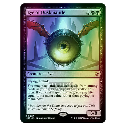 Magic The Gathering - Murders at Karlov Manor - Commander - Eye of Duskmantle - 0027 (Foil)