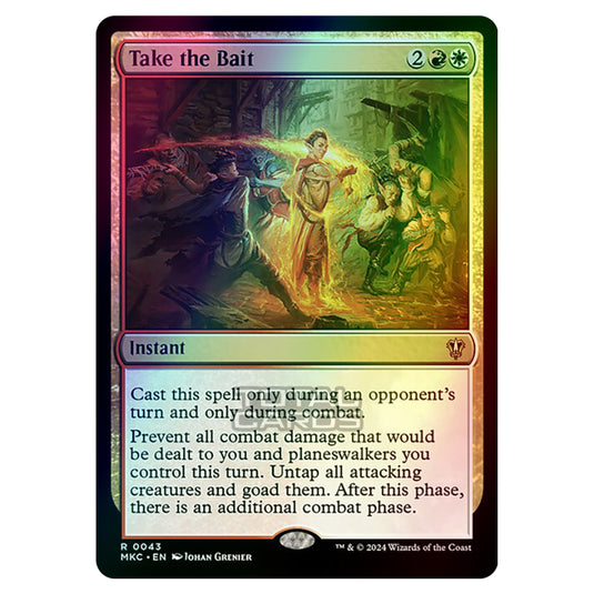 Magic The Gathering - Murders at Karlov Manor - Commander - Take the Bait - 0043 (Foil)