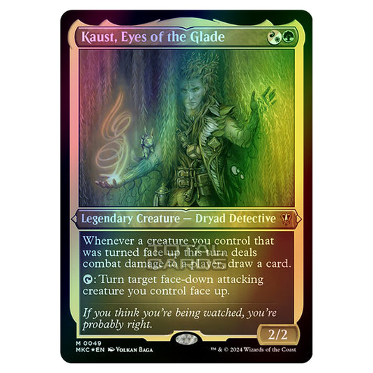 Magic The Gathering - Murders at Karlov Manor - Commander - Kaust, Eyes of the Glade - 0049 (Foil)