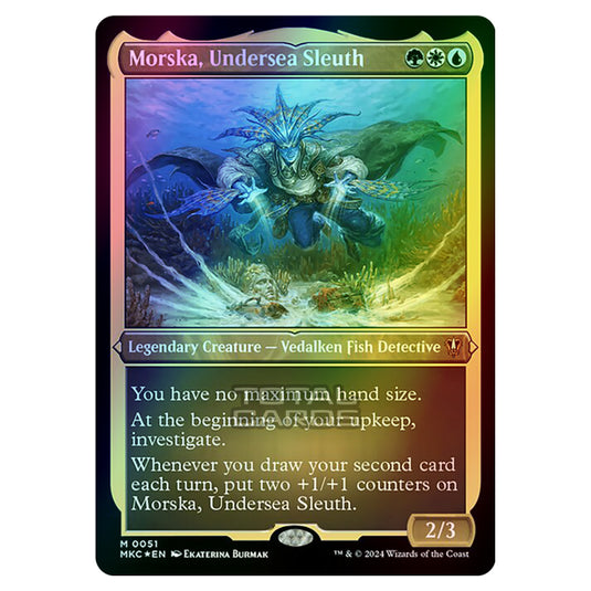 Magic The Gathering - Murders at Karlov Manor - Commander - Morska, Undersea Sleuth - 0051 (Foil)