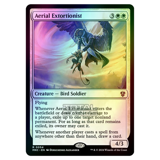 Magic The Gathering - Murders at Karlov Manor - Commander - Aerial Extortionist - 0054 (Foil)