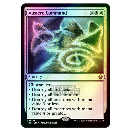 Magic The Gathering - Murders at Karlov Manor - Commander - Austere Command - 0056 (Foil)