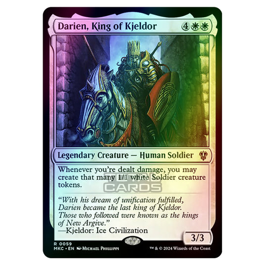 Magic The Gathering - Murders at Karlov Manor - Commander - Darien, King of Kjeldor - 0059 (Foil)