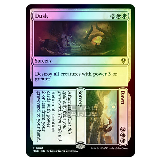 Magic The Gathering - Murders at Karlov Manor - Commander - Dusk // Dawn - 0061 (Foil)