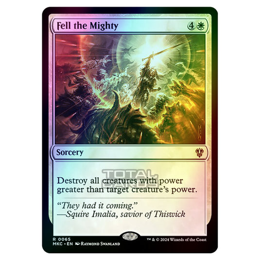 Magic The Gathering - Murders at Karlov Manor - Commander - Fell the Mighty - 0065 (Foil)