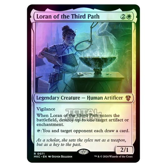 Magic The Gathering - Murders at Karlov Manor - Commander - Loran of the Third Path - 0071 (Foil)