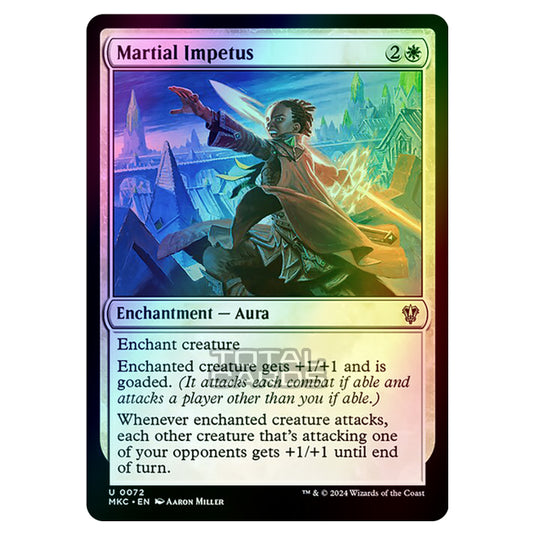 Magic The Gathering - Murders at Karlov Manor - Commander - Martial Impetus - 0072 (Foil)