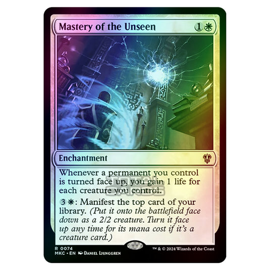 Magic The Gathering - Murders at Karlov Manor - Commander - Mastery of the Unseen - 0074 (Foil)