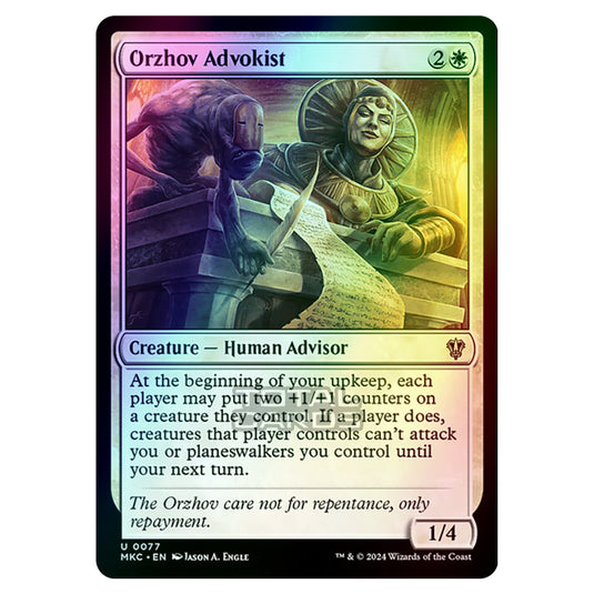 Magic The Gathering - Murders at Karlov Manor - Commander - Orzhov Advokist - 0077 (Foil)