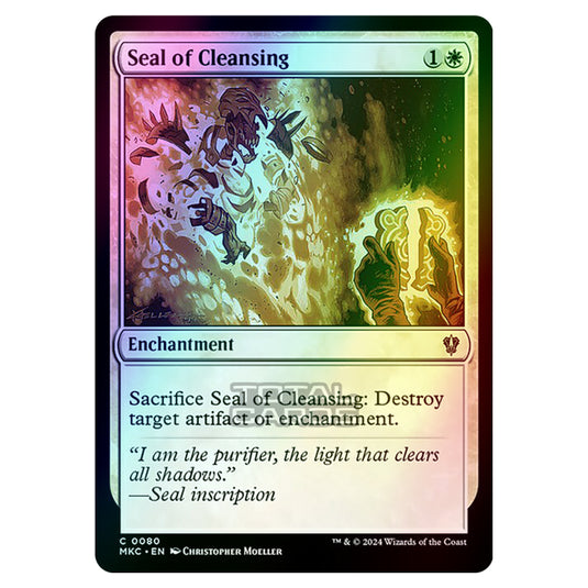 Magic The Gathering - Murders at Karlov Manor - Commander - Seal of Cleansing - 0080 (Foil)