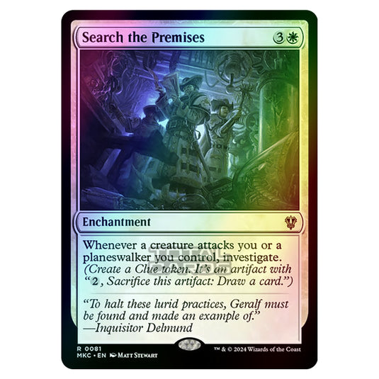 Magic The Gathering - Murders at Karlov Manor - Commander - Search the Premises - 0081 (Foil)