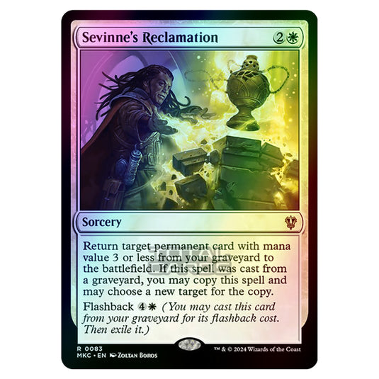 Magic The Gathering - Murders at Karlov Manor - Commander - Sevinne's Reclamation - 0083 (Foil)