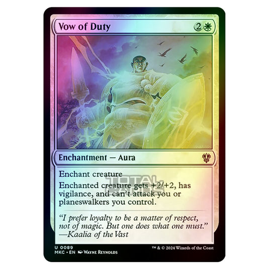 Magic The Gathering - Murders at Karlov Manor - Commander - Vow of Duty - 0089 (Foil)