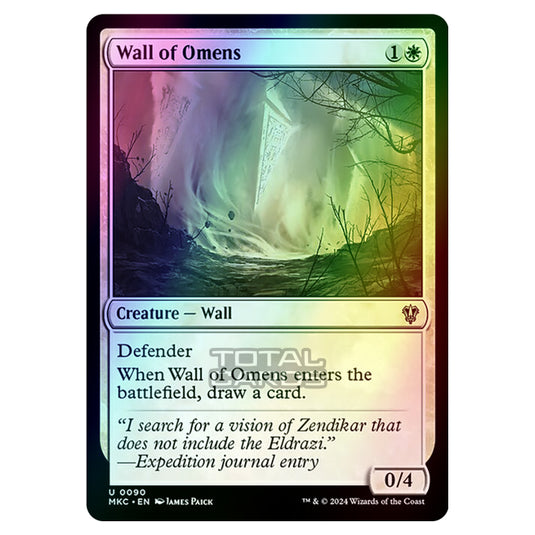 Magic The Gathering - Murders at Karlov Manor - Commander - Wall of Omens - 0090 (Foil)