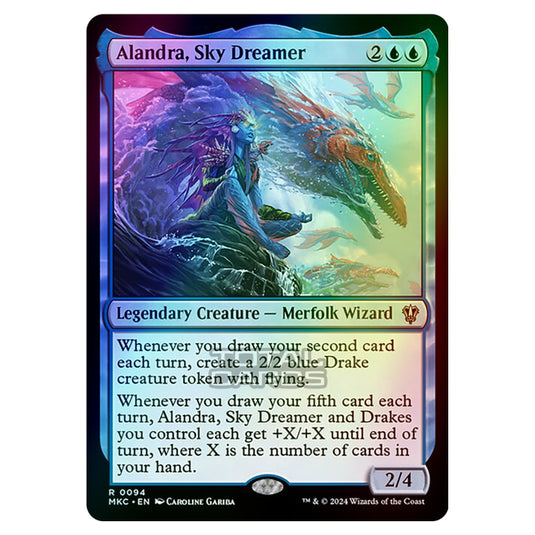 Magic The Gathering - Murders at Karlov Manor - Commander - Alandra, Sky Dreamer - 0094 (Foil)