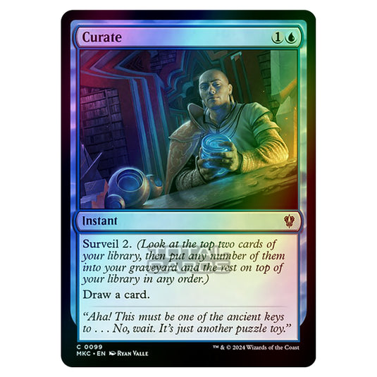 Magic The Gathering - Murders at Karlov Manor - Commander - Curate - 0099 (Foil)