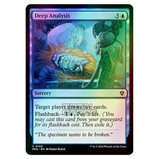 Magic The Gathering - Murders at Karlov Manor - Commander - Deep Analysis - 0100 (Foil)