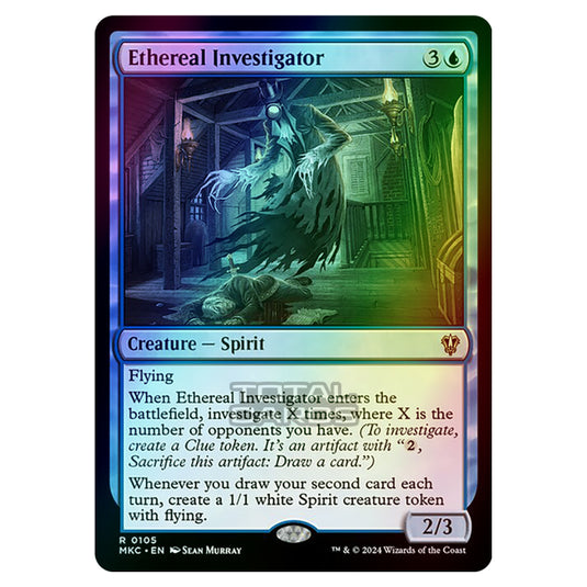 Magic The Gathering - Murders at Karlov Manor - Commander - Ethereal Investigator - 0105 (Foil)