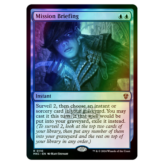Magic The Gathering - Murders at Karlov Manor - Commander - Mission Briefing - 0110 (Foil)