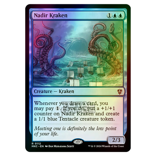 Magic The Gathering - Murders at Karlov Manor - Commander - Nadir Kraken - 0112 (Foil)