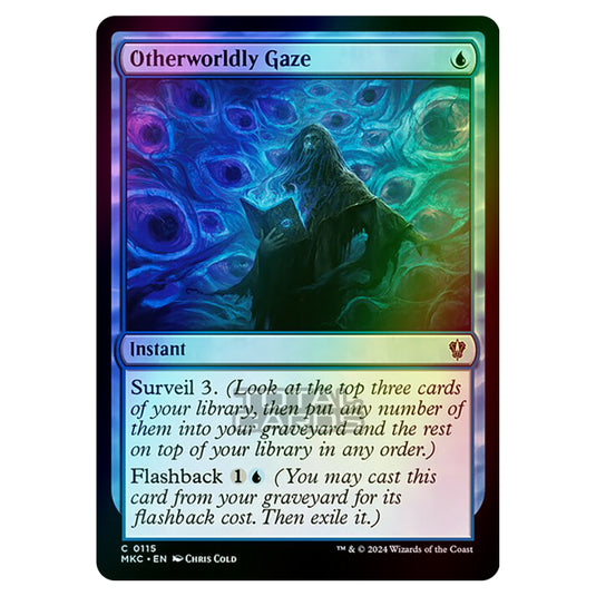 Magic The Gathering - Murders at Karlov Manor - Commander - Otherworldly Gaze - 0115 (Foil)