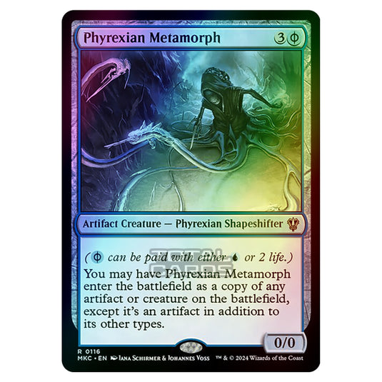 Magic The Gathering - Murders at Karlov Manor - Commander - Phyrexian Metamorph - 0116 (Foil)