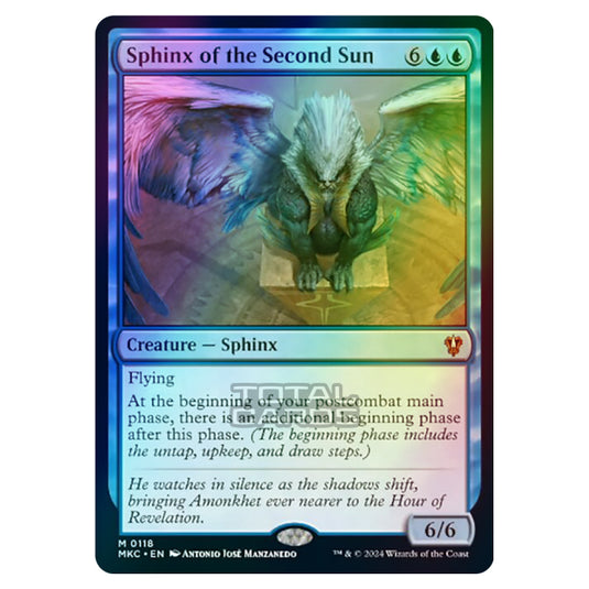 Magic The Gathering - Murders at Karlov Manor - Commander - Sphinx of the Second Sun - 0118 (Foil)