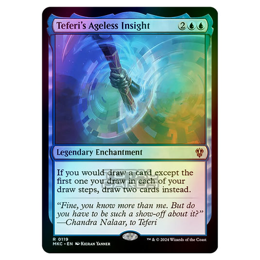 Magic The Gathering - Murders at Karlov Manor - Commander - Teferi's Ageless Insight - 0119 (Foil)