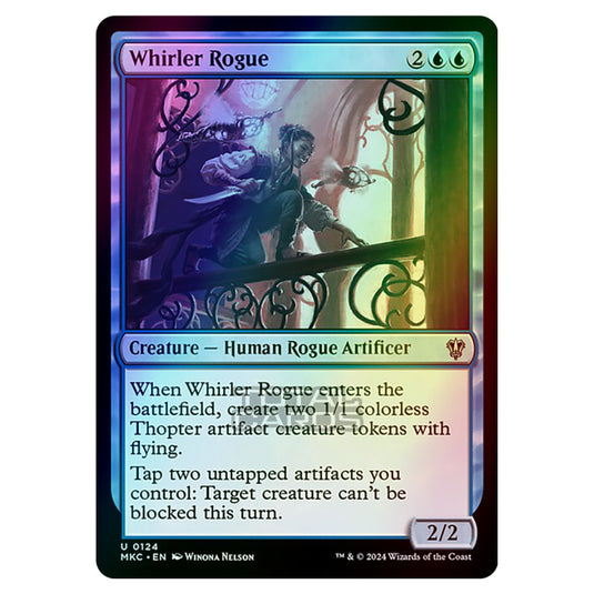 Magic The Gathering - Murders at Karlov Manor - Commander - Whirler Rogue - 0124 (Foil)