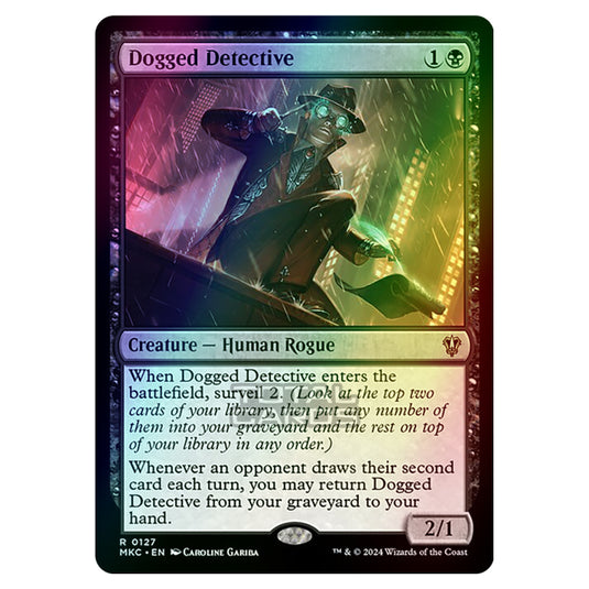 Magic The Gathering - Murders at Karlov Manor - Commander - Dogged Detective - 0127 (Foil)