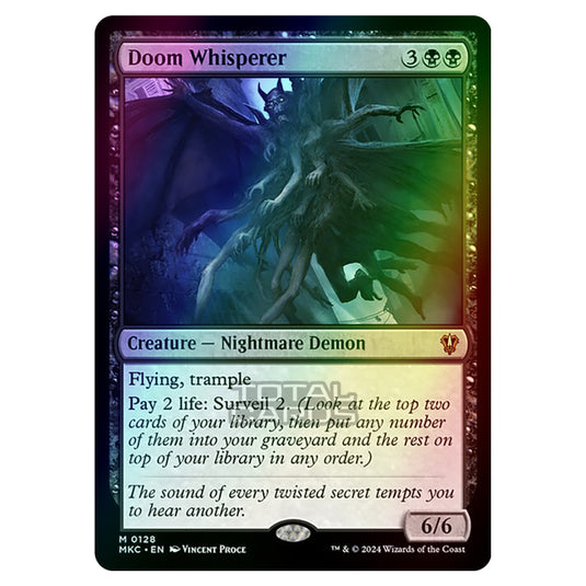 Magic The Gathering - Murders at Karlov Manor - Commander - Doom Whisperer - 0128 (Foil)