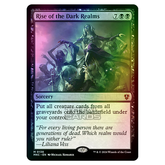 Magic The Gathering - Murders at Karlov Manor - Commander - Rise of the Dark Realms - 0138 (Foil)