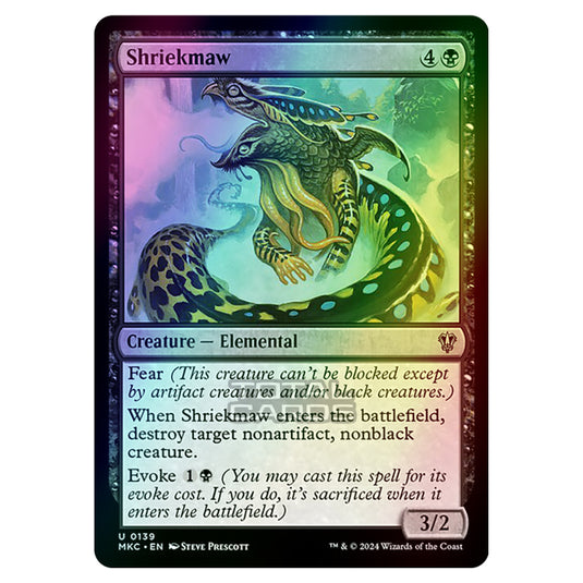 Magic The Gathering - Murders at Karlov Manor - Commander - Shriekmaw - 0139 (Foil)