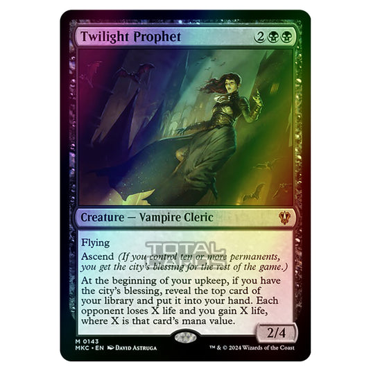 Magic The Gathering - Murders at Karlov Manor - Commander - Twilight Prophet - 0143 (Foil)