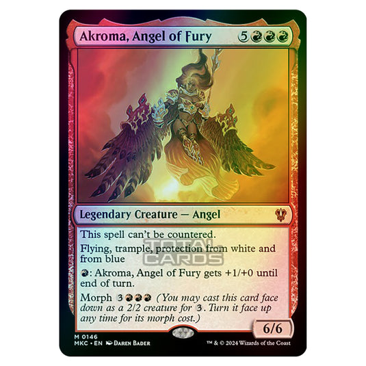 Magic The Gathering - Murders at Karlov Manor - Commander - Akroma, Angel of Fury - 0146 (Foil)